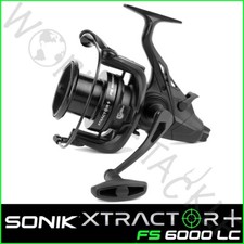 Sonik Xtractor+ FS6000 LC Freespool LONG CAST Bait Runner Reel Carp Fishing