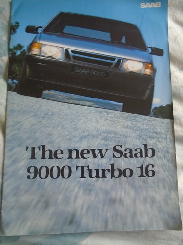 Saab 9000 turbo brochure - turbo, 16