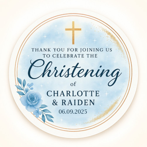 Christening cake topper - christening,