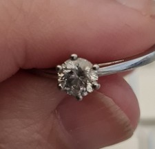 Platinum, 0.50 ct Diamond