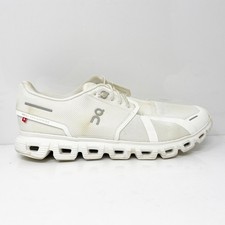 On Womens Cloud 6 White Running Shoes Sneakers Size 10