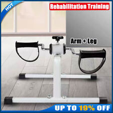 Adjustable Mini Exercise Bike Pedal Exerciser Arm Leg Cycle Machine Resistance