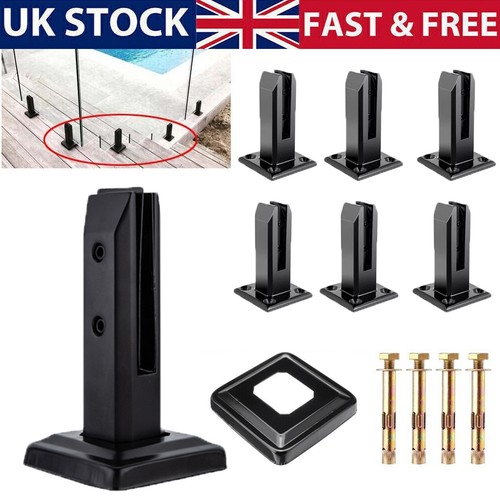 Black glass spigots - black,