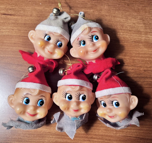 Set approx pixie elf - 5, approx.3"