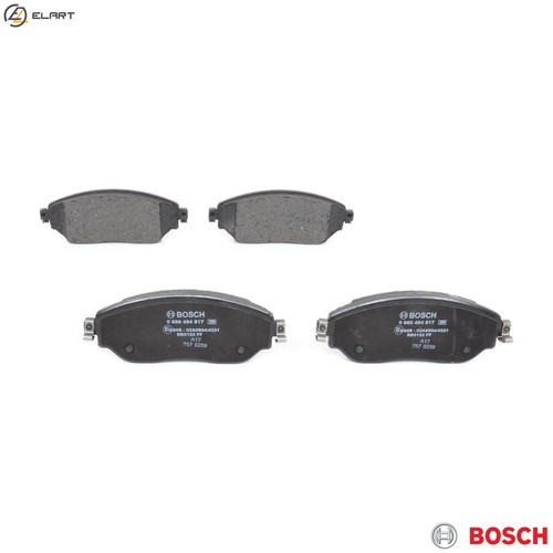 Brake pad set disc - 4x,