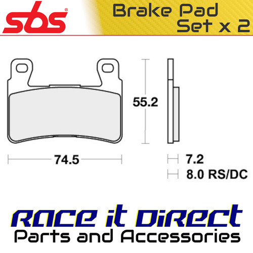 Brake pads for - brake, vtr