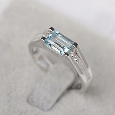 1.5ct Lab-Created Aquamarine