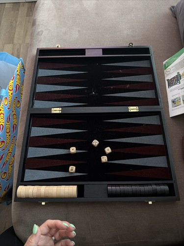 Vintage backgammon set - vintage,