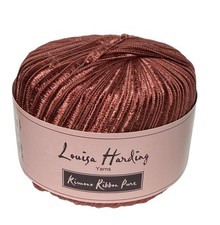 Louisa Harding Yarns KIMONO RIBBON Metallic Rust Color 09 100% Nylon 50g/102 Yds