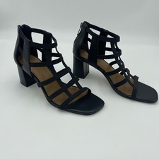 Donald Pliner Poeme Black Caged Sandal-SZ 8-MSRP $298