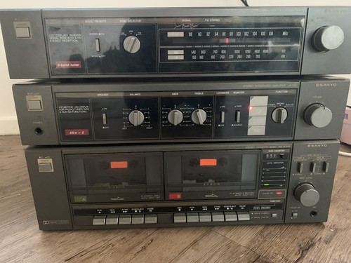 Sanyo stereo vintage seperate - sanyo,