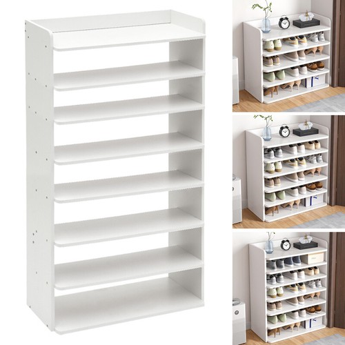 Tier wooden shoe rack tall - 8,