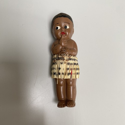 Maori plastic doll - , in
