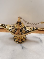 Genie Lamp Black And Gold