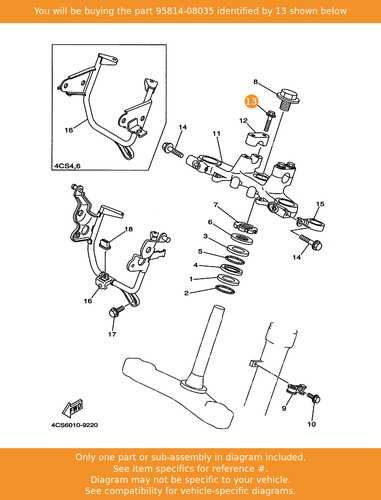 Yamaha bolt flange - bolt,,
