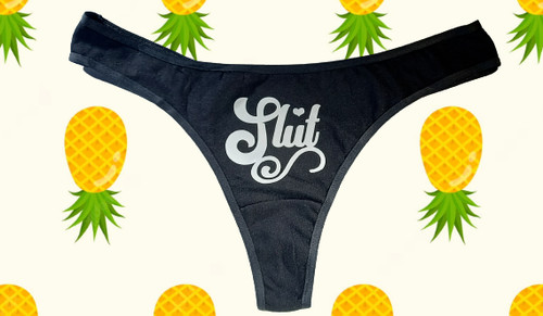 Slut slutty knickers naughty - slut,