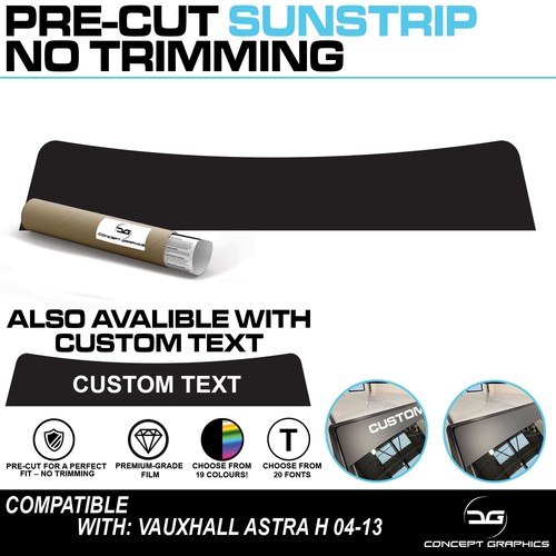 Pre cut sunstrip compatible - pre,