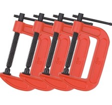 4 x G Clamp Heavy Duty Iron Clamp Wood Working Welding Tool 3 inch