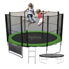Trampoline 6FT 8FT 10FT 12FT 14FT 16FT & Safety Net Enclosure Ladder Rain Cover