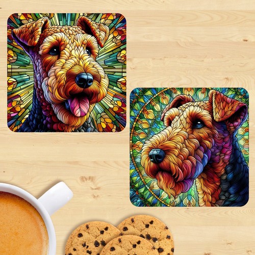 Airedale terrier dog - terrier,
