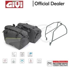 Te7707 + Ea133 Givi Pair Side Bags + Brackets Ktm Duke 125 390 2021 2022