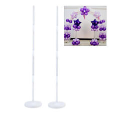 Pair Balloon Column Arch Base Upright Pole Display Stand Kit DIY Display Wedding