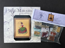 Miss Christmas Eve MIRABILIA Cross Stitch PATTERN & EMBELLISHMENT PACK MD148