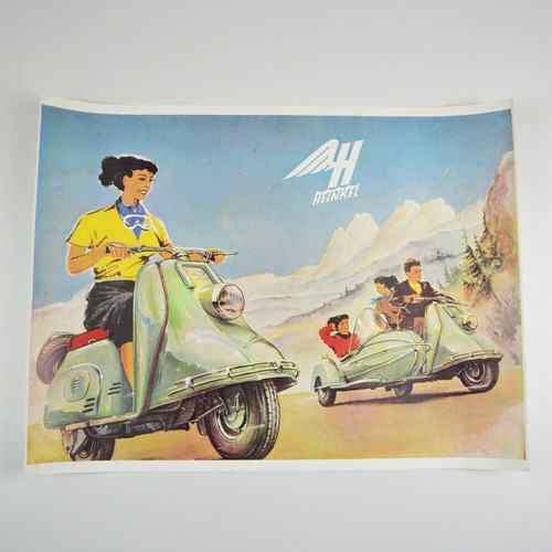 Heinkel tourist poster - heinkel,