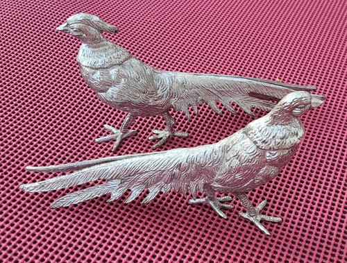 Pair vintage white metal - white,