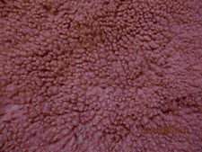 Dusky pink short curly 1cm