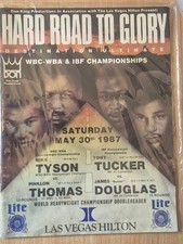 Mike Tyson vs Tucker Original Fight Program, Vegas Hilton 1987