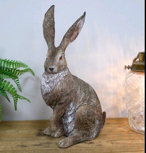 Large resin rabbit - large, ornament