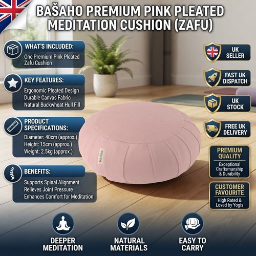 Elegant pale pink - pink, zafu