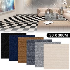 20/40/60x Self Adhesive Carpet Tiles Commercial Office Home Shop Retail Flooring