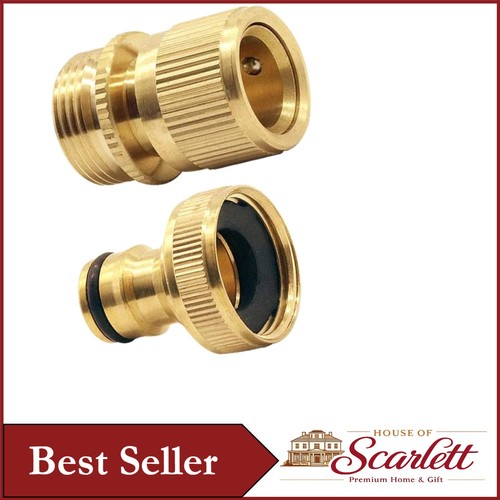Heavy duty brass garden hose - brass,