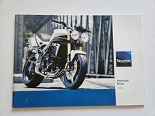 TRIUMPH MOTORCYCLE RANGE SALES