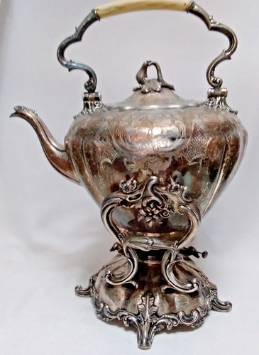 Antique repousse 19th silver - antique,