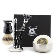 Silvertips Shaving Brush Kit for Men Complete 5 Pcs Grooming Set for men