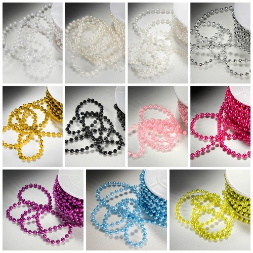 5mm pearl beads string - on,