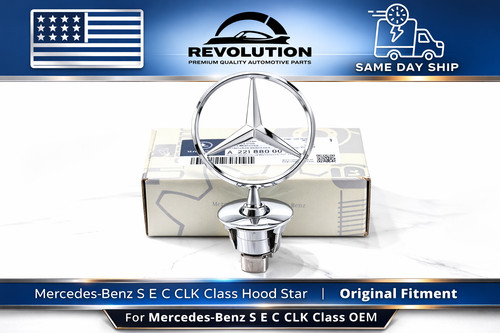 Mercedes benz chrome emblem - chrome,