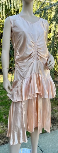 Vintage 1920 peach satin - vintage, 1920's