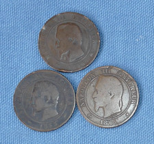 Antique coins- 3 Napoleon III