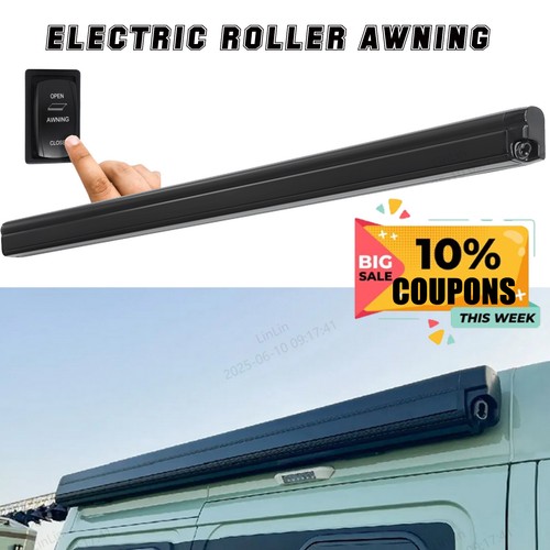 Awning roll wind out - awning, rain
