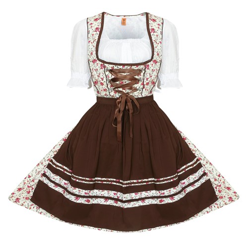 Women bavarian dirndl dress - women's,