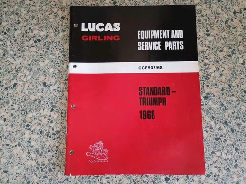1968 lucas spare parts list - 1968,
