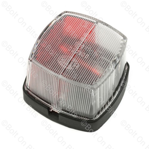 Ace caravan red - white, side