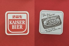 Kaiser beer Pinzgauer brewery beer mat beer
