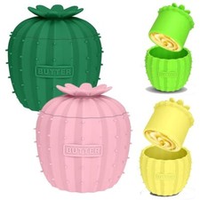 1PC Butter Crock Practical Silicone Butter Container Covered Butter Dish