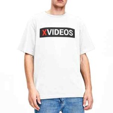 XVideos T Shirt Merch Men Women 100% Cotton Funny Rund Neck Tees Short Sleeve T