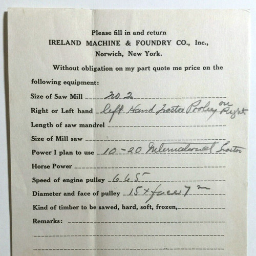 Vintage billhead ireland - vintage,
